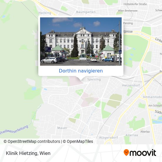 Klinik Hietzing Karte