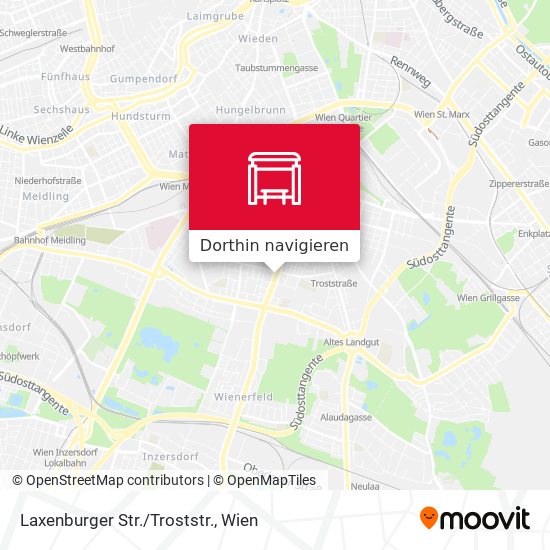 Laxenburger Str./Troststr. Karte