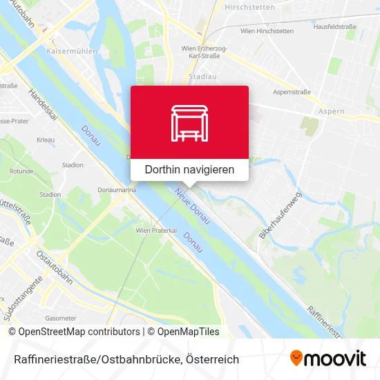 Raffineriestraße/Ostbahnbrücke Karte