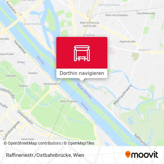 Raffineriestr./Ostbahnbrücke Karte