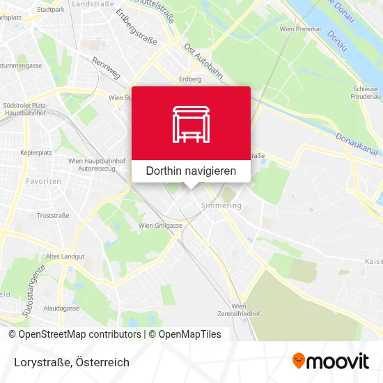 Lorystraße Karte