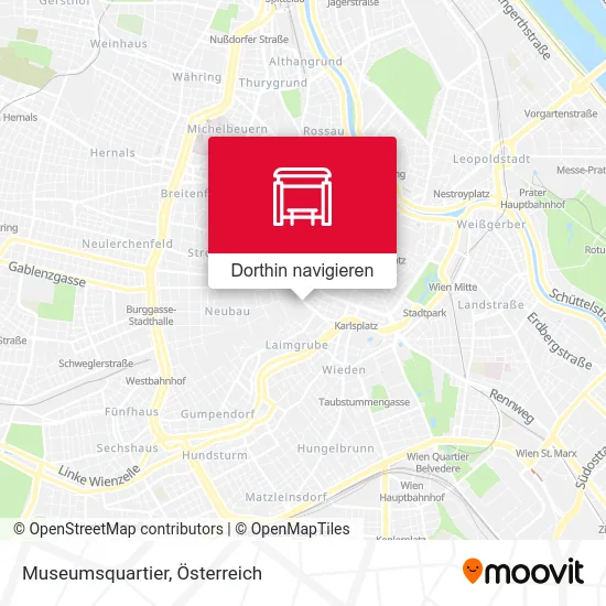 Museumsquartier Karte