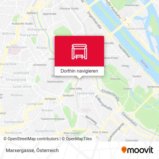 Marxergasse Karte
