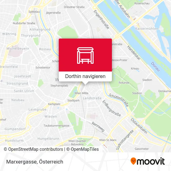 Marxergasse Karte