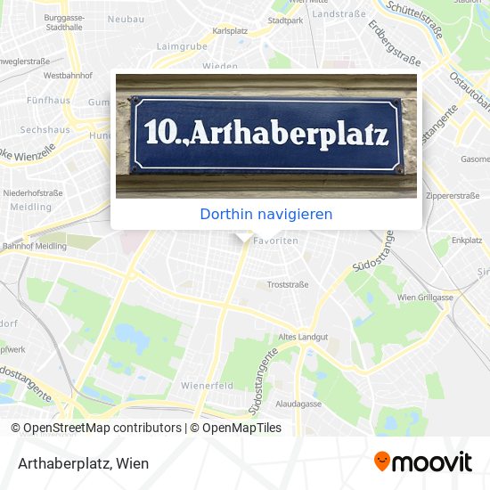 Arthaberplatz Karte