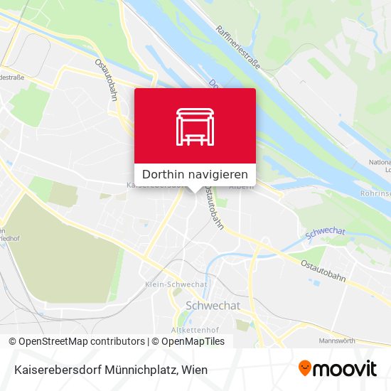Kaiserebersdorf Münnichplatz Karte