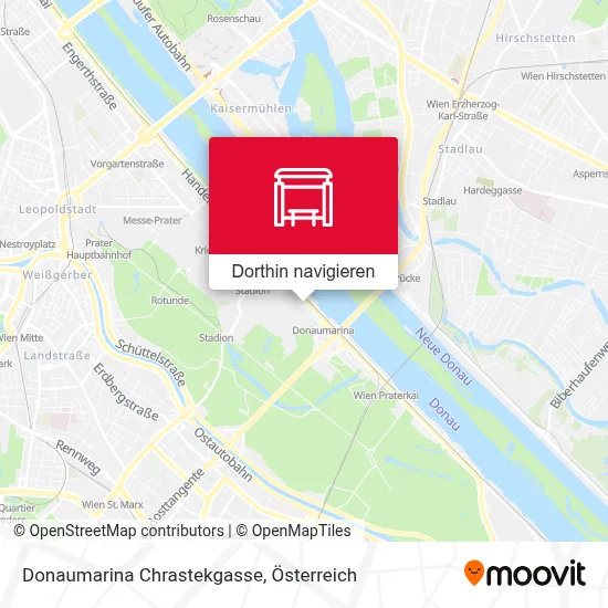Donaumarina Chrastekgasse Karte