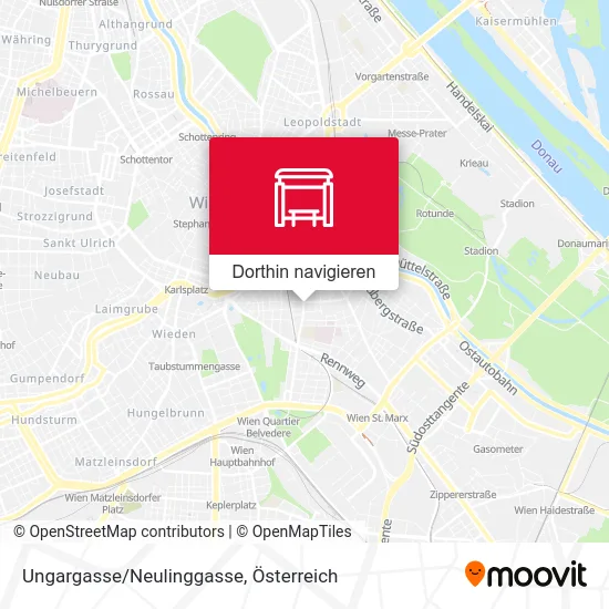 Ungargasse/Neulinggasse Karte