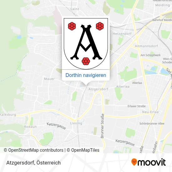 Atzgersdorf Karte