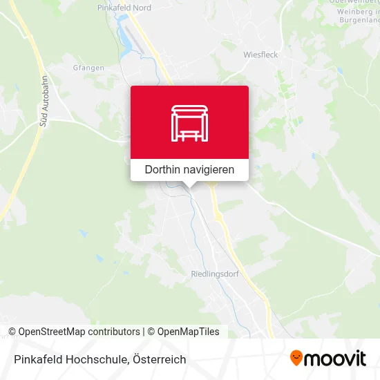 Pinkafeld Hochschule Karte