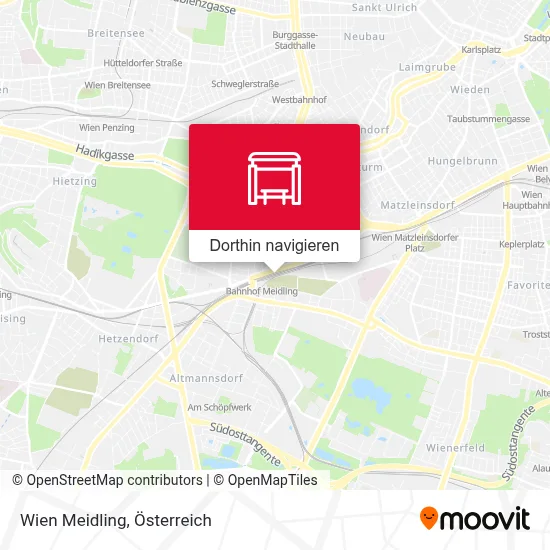 Wien Meidling Karte