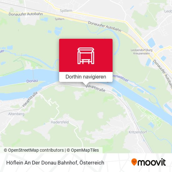 Höflein An Der Donau Bahnhof Karte