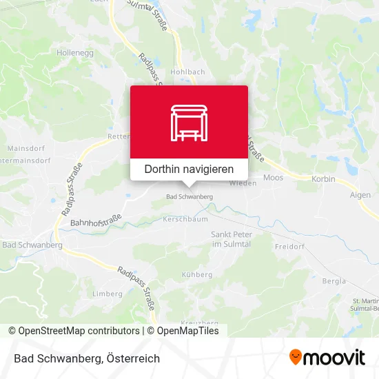 Bad Schwanberg Karte