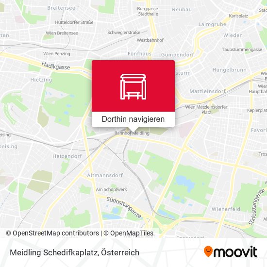 Meidling  Schedifkaplatz Karte