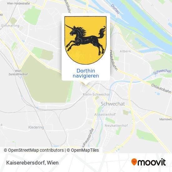 Kaiserebersdorf Karte