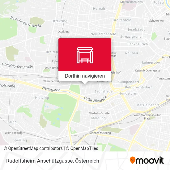 Rudolfsheim Anschützgasse Karte