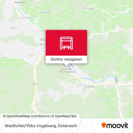 Waidhofen/Ybbs Vogelsang Karte