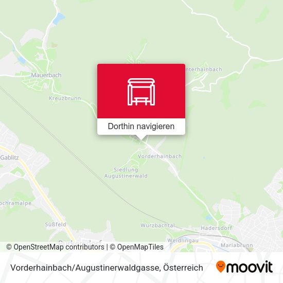 Vorderhainbach / Augustinerwaldgasse Karte