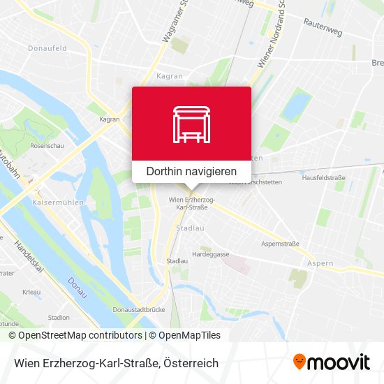 Wien Erzherzog-Karl-Straße Karte