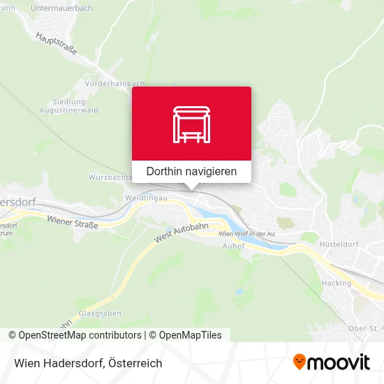 Wien Hadersdorf Karte