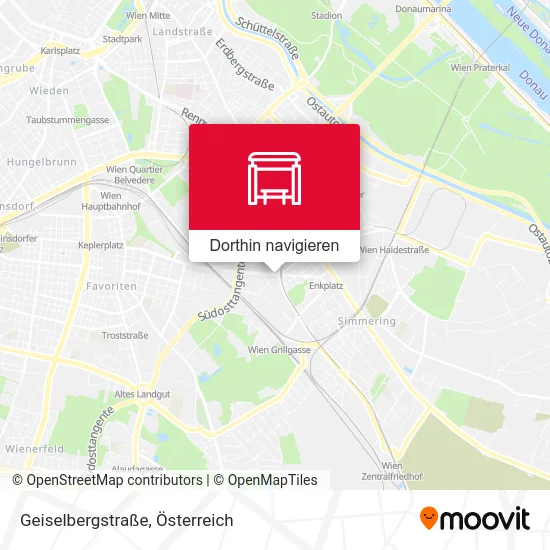 Geiselbergstraße Karte