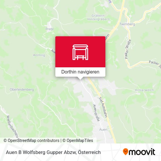 Auen B Wolfsberg Gupper Abzw Karte