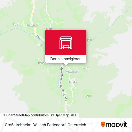 Großkirchheim Döllach Feriendorf Karte