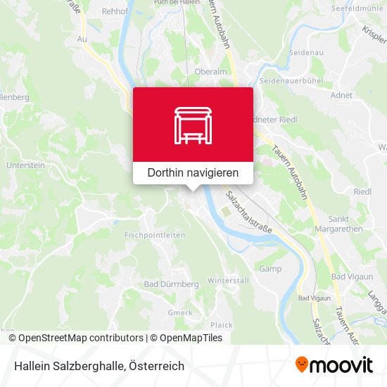 Hallein Salzberghalle Karte