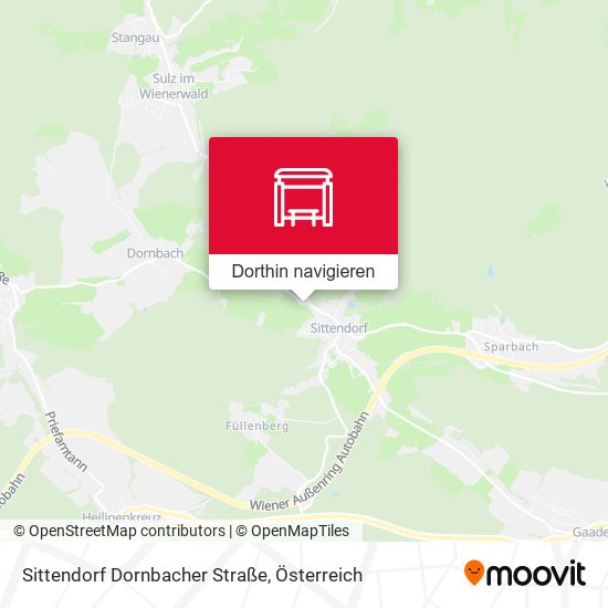 Sittendorf Dornbacher Straße Karte