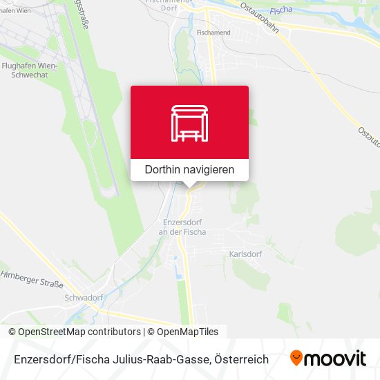 Enzersdorf / Fischa Julius-Raab-Gasse Karte