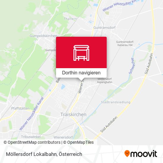 Möllersdorf Lokalbahn Karte