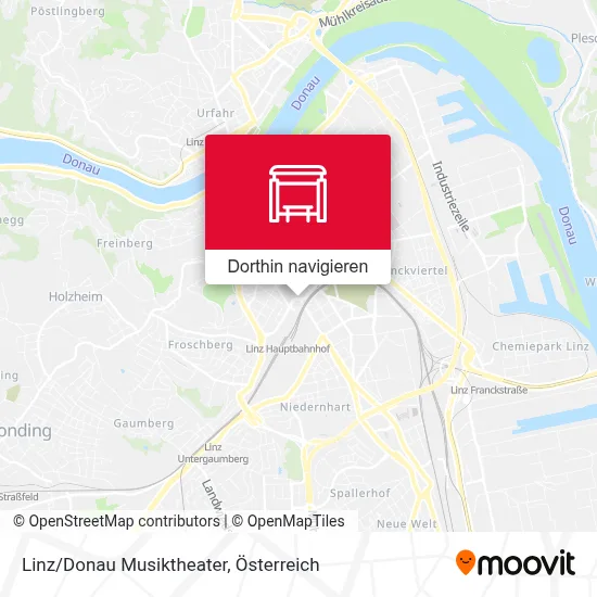 Linz/Donau Musiktheater Karte