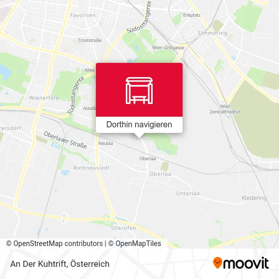 An Der Kuhtrift Karte