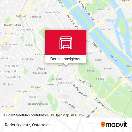 Radetzkyplatz Karte