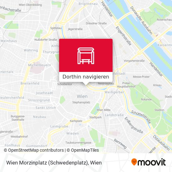 Wien Morzinplatz (Schwedenplatz) Karte