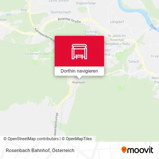 Rosenbach Bahnhof Karte