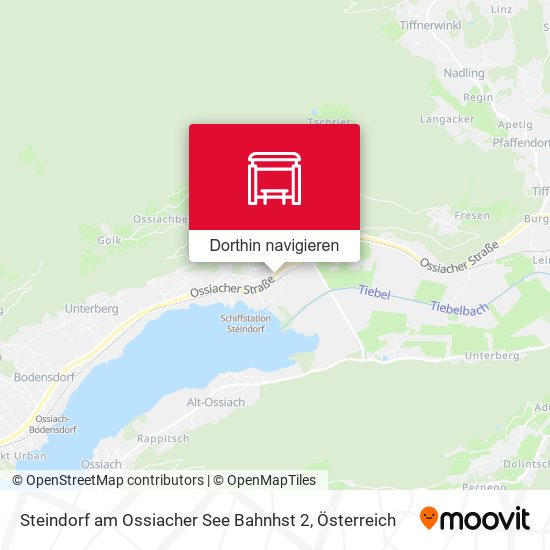 Steindorf am Ossiacher See Bahnhst 2 Karte