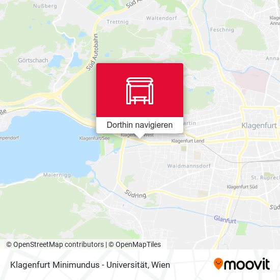 Klagenfurt Minimundus - Universität Karte