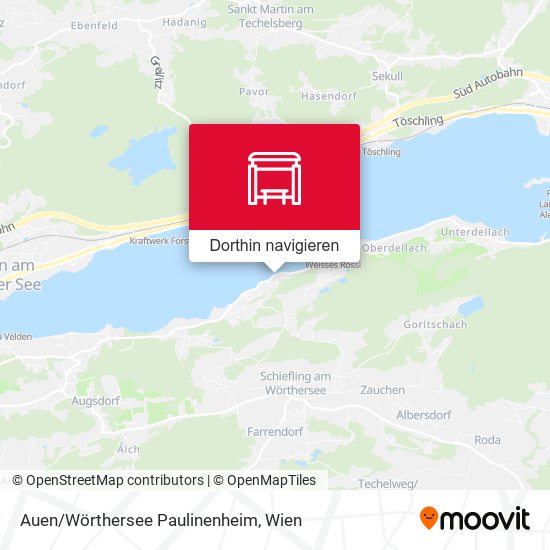 Auen/Wörthersee Paulinenheim Karte