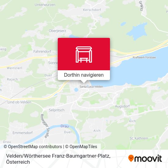 Velden / Wörthersee Franz-Baumgartner-Platz Karte