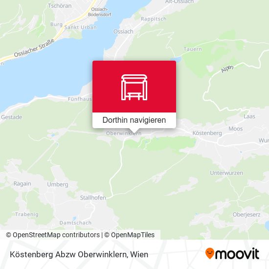 Köstenberg Abzw Oberwinklern Karte