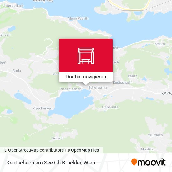 Keutschach am See Gh Brückler Karte