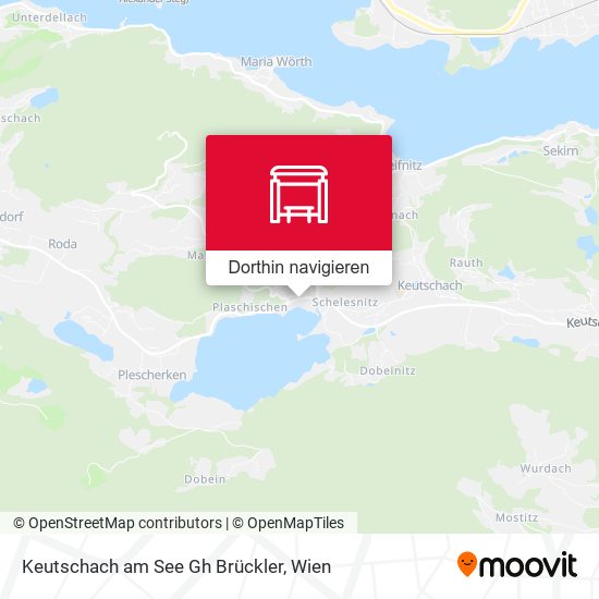 Keutschach am See Gh Brückler Karte