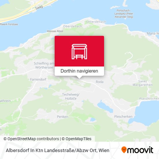 Albersdorf In Ktn Landesstraße / Abzw Ort Karte