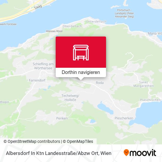 Albersdorf In Ktn Landesstraße / Abzw Ort Karte