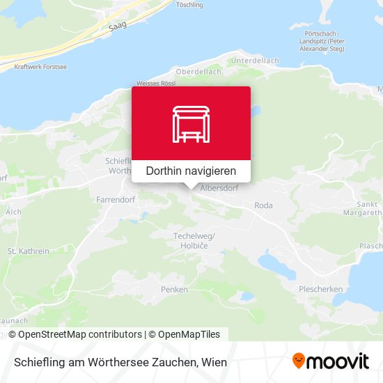Schiefling am Wörthersee Zauchen Karte
