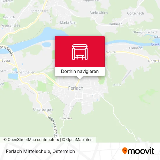 Ferlach Mittelschule Karte