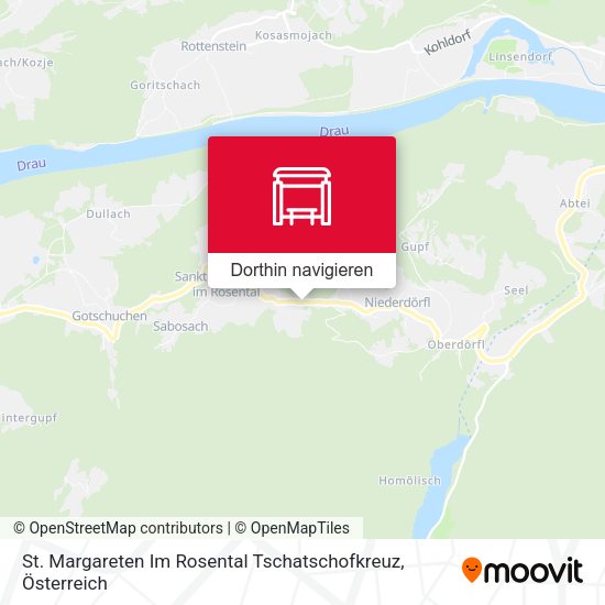 St. Margareten Im Rosental Tschatschofkreuz Karte