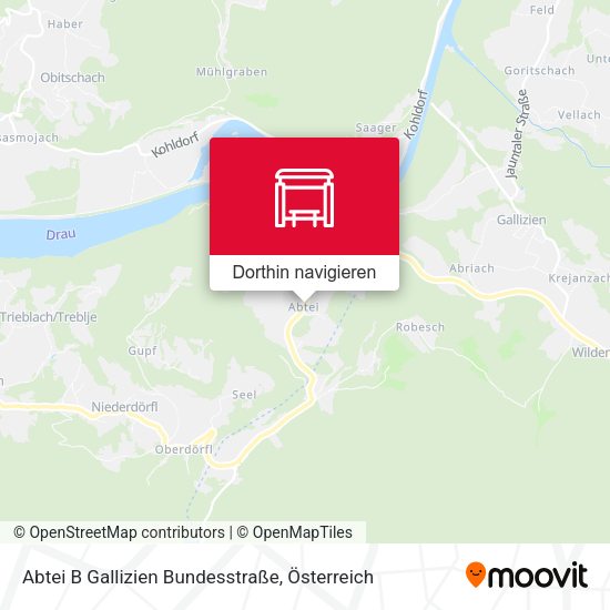 Abtei B Gallizien Bundesstraße Karte
