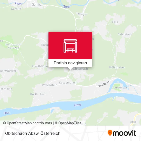 Obitschach Abzw Karte